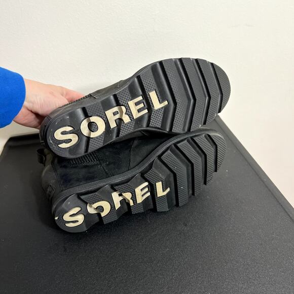Sorel Black Joan of Arctic Wedges - Picture 6 of 7